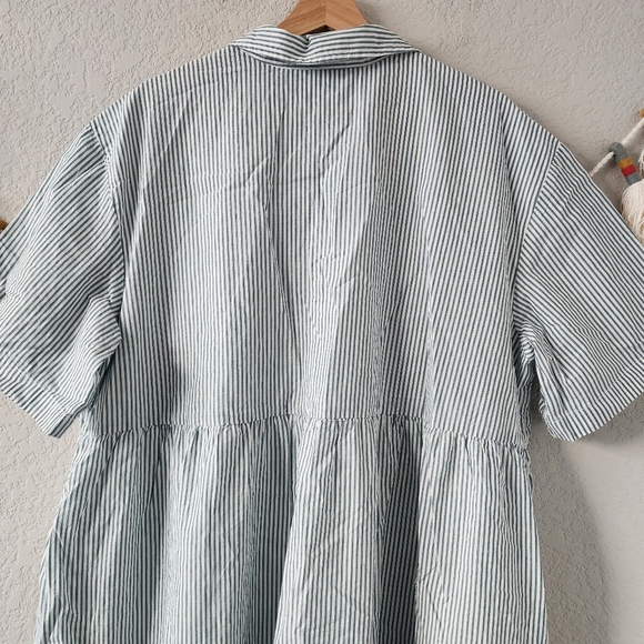 Striped Button-Down Dress - Picture 8 of 12